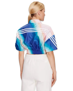 Adidas Future Icons Woven Cropped 1/4 Zip T-Shirt