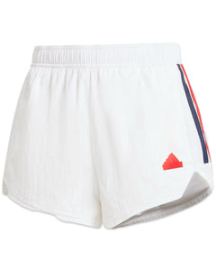 Adidas Tiro Cut 3-Stripes Summer Shorts in White