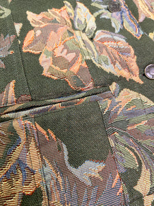 Aero Tapestry Floral Vintage Button Jacket