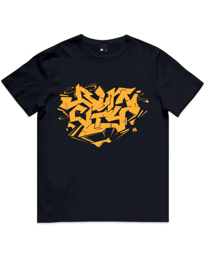 Burn Clothing BURN CITY 2 Short Sleeve T-Shirt in Black