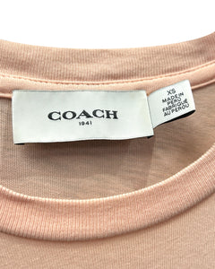 Coach 1941 Signature Rexy Logo T-Shirt in Pink