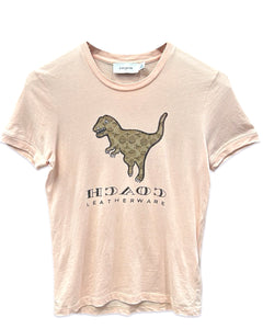 Coach 1941 Signature Rexy Logo T-Shirt in Pink