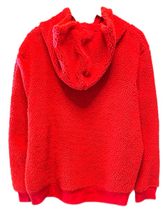 Disney Sherpa Fleece Hooded Jumper in Red