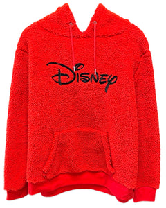 Disney Sherpa Fleece Hooded Jumper in Red