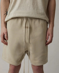 Essentials Fear of God Sweatshorts in Wheat (2022)