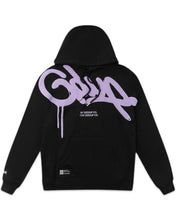 Load image into Gallery viewer, Geedup Handstyle Hoodie Black / Lavender (2024)