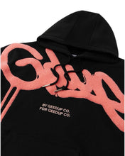 Load image into Gallery viewer, Geedup Handstyle Hoodie Black / Peach (2024)