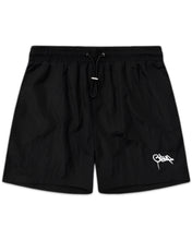 Load image into Gallery viewer, Geedup Handstyle Swim Shorts Black