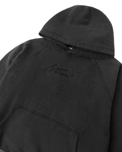 Geedup OG Script Hoodie in Vintage Washed Black