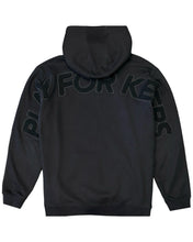 Load image into Gallery viewer, Geedup PFK Play For Keeps Hoodie in Black (Blackout) (2023)