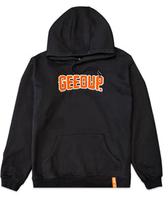 Geedup PFK Play For Keeps Hoodie in Black / Orange (2023)