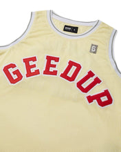 將圖片載入圖庫檢視器 Geedup Team Logo B-Ball Jersey in Cream (2021)