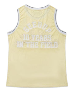 Geedup Team Logo B-Ball Jersey in Cream (2021)