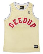 將圖片載入圖庫檢視器 Geedup Team Logo B-Ball Jersey in Cream (2021)