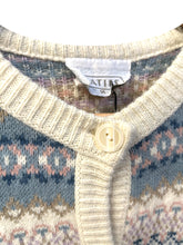 Load image into Gallery viewer, Katies Vintage Acrylic Knit Buttom Jumper