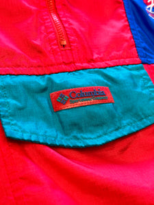 Columbia Vintage 1/2 Zip Anorak USA Ice Hockey Jacket