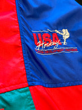 Load image into Gallery viewer, Columbia Vintage 1/2 Zip Anorak USA Ice Hockey Jacket