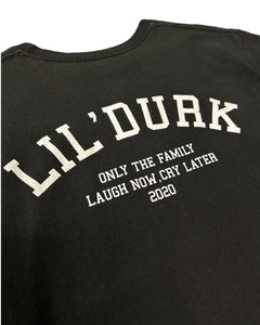 Lil Durk OTF Drake Laugh Now Cry Later Short Sleeve T-Shirt in Black (2020)