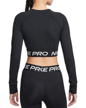 將圖片載入圖庫檢視器 Nike Pro Women&#39;s Dri-FIT Cropped Long-Sleeve Top