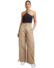 Load image into Gallery viewer, Nike NSW High Waisted Wide Leg Woven Cargo Pants in Khaki