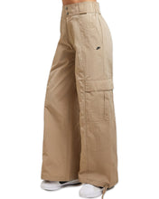 Load image into Gallery viewer, Nike NSW High Waisted Wide Leg Woven Cargo Pants in Khaki