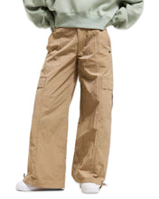 Load image into Gallery viewer, Nike NSW High Waisted Wide Leg Woven Cargo Pants in Khaki