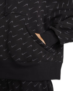 Nike NSW Phoenix Fleece All Over Hoodie in Black