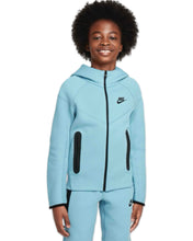 Load image into Gallery viewer, Nike Sportswear Tech Fleece Hoodie in Denim Turquoise