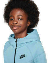 Load image into Gallery viewer, Nike Sportswear Tech Fleece Hoodie in Denim Turquoise