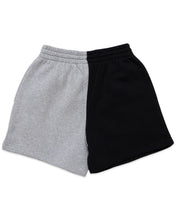 Load image into Gallery viewer, Reebok CL Boyfriend Shorts in Black Grey White