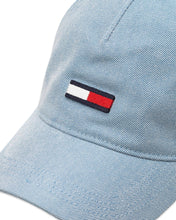 Load image into Gallery viewer, Tommy Hilfiger Flag Washed Denim Cap