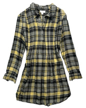 Load image into Gallery viewer, Witchery Long Sleeve Plaid Dress European Fabric