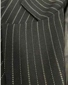 Zimmermann Pinstripe Single Breasted Blazer in Black