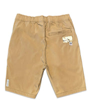 Load image into Gallery viewer, AAPE By *A Bathing Ape® Now Badge Woven Shorts in Tan - Bisy Clothing