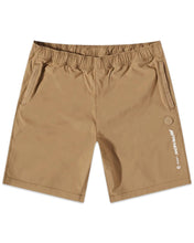 Load image into Gallery viewer, AAPE By *A Bathing Ape® Now Badge Woven Shorts in Tan - Bisy Clothing