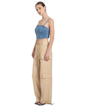 Load image into Gallery viewer, Abrand Jeans Denim Bodice Debbie in Blue - Bisy Clothing