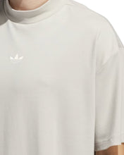 Load image into Gallery viewer, Adidas Basketball Mock Neck Short Sleeve T-Shirt in Putty Grey - Bisy Clothing