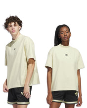 Load image into Gallery viewer, Adidas Basketball Mock Neck Short Sleeve T-Shirt in Sandy Beige - Bisy Clothing