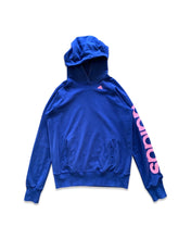 Load image into Gallery viewer, Adidas Essentials Hoodie in Blue / Pink - Bisy Clothing