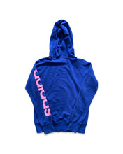 Load image into Gallery viewer, Adidas Essentials Hoodie in Blue / Pink - Bisy Clothing