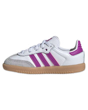 Load image into Gallery viewer, Adidas Samba OG EL Infant White / Purple - Bisy Clothing