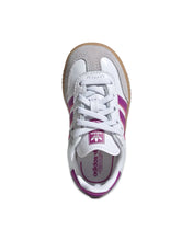 Load image into Gallery viewer, Adidas Samba OG EL Infant White / Purple - Bisy Clothing