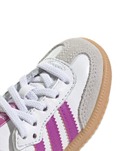 Load image into Gallery viewer, Adidas Samba OG EL Infant White / Purple - Bisy Clothing