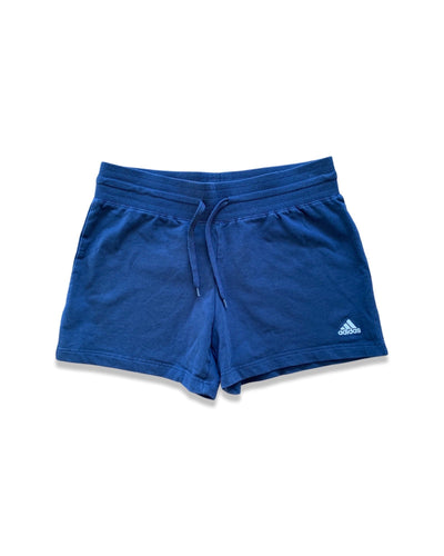 ADIDAS Size S Fleece Shorts in Navy Womens DEC 54 - Bisy Clothing