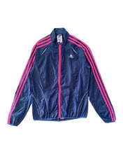 將圖片載入圖庫檢視器 ADIDAS Size XS (6)Response Blue and Pink Light Track Jacket Womens OCT1221 - Bisy Clothing