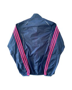 ADIDAS Size XS (6)Response Blue and Pink Light Track Jacket Womens OCT1221 - Bisy Clothing