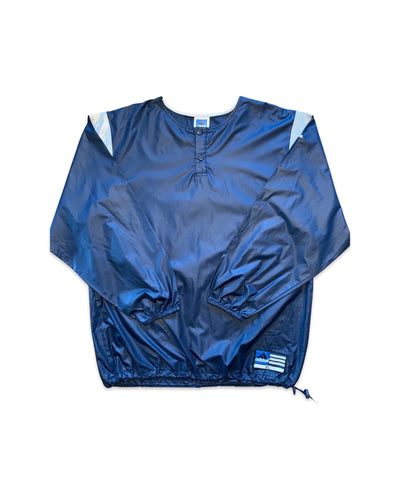 Adidas Vintage Team Lightweight Jacket in Navy Blue - Bisy Clothing