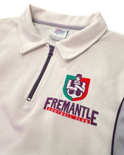 將圖片載入圖庫檢視器 AFL Fremantle Dockers Quarter Zip Short Sleeve Polo Shirt (2000&#39;s) - Bisy Clothing