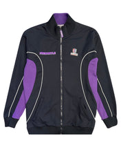 Load image into Gallery viewer, AFL Fremantle Dockers Y2K 3D Logo Zip Jacket ⏐ Size S - Bisy Clothing