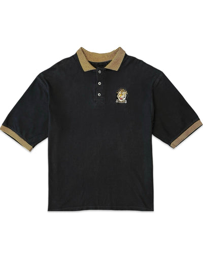 AFL Richmond Tigers Vintage Short Sleeve Polo Shirt (1990's) - Bisy Clothing